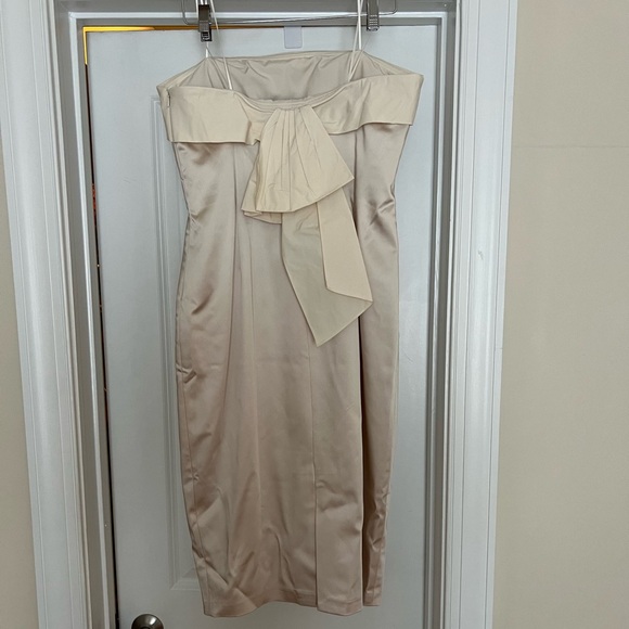 **NWT** Ralph Lauren Bow Back Satin Dress - Picture 5 of 7